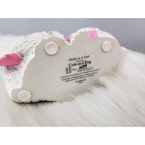 Cute‎ As A Bug Cat Kayomi Harai Figurine Hamilton Snail - Steady as a snail - Picture 7 of 8